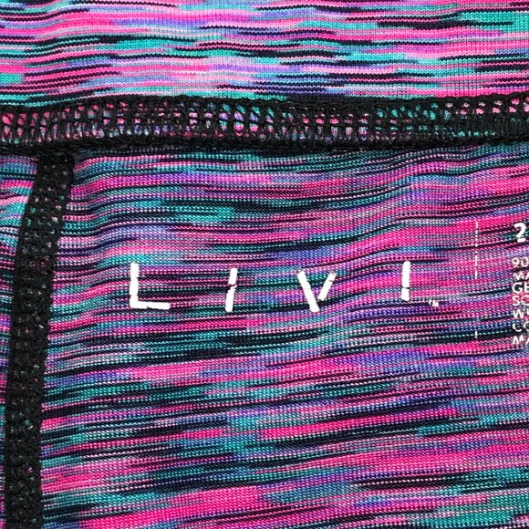 Lane Bryant LIVI Active Lattice Crop Leggings Women's Plus Size 22/24 Athletic - Picture 9 of 10